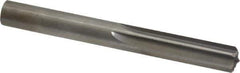 Hertel - 0.439" Solid Carbide 6 Flute Chucking Reamer - Straight Flute, 0.439" Straight Shank, 1-3/8" Flute Length, 4" OAL - Industrial Tool & Supply