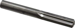 Hertel - 0.441" Solid Carbide 6 Flute Chucking Reamer - Straight Flute, 0.441" Straight Shank, 1-3/8" Flute Length, 4" OAL - Industrial Tool & Supply