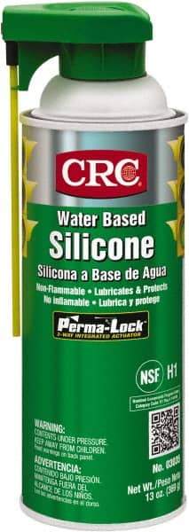 CRC - 16 oz Aerosol Silicone Lubricant - White, 0°F to 400°F, Food Grade - Industrial Tool & Supply