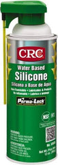 CRC - 16 oz Aerosol Silicone Lubricant - White, 0°F to 400°F, Food Grade - Industrial Tool & Supply