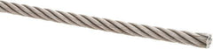 Value Collection - 5/16" Diam, Steel Wire Rope - 8,240 Lb Breaking Strength, 6 x 19 IWRC - Industrial Tool & Supply