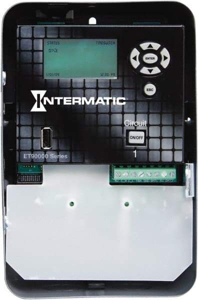 Intermatic - 365 Day Astronomical Indoor Digital Electronic Timer Switch - 4,000 On/Off, 120 to 277 VAC, 50/60 Hz, - Industrial Tool & Supply