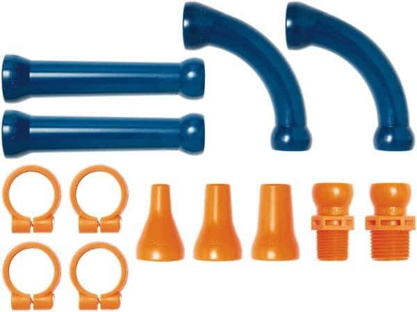 Loc-Line - 1/2" Hose Inside Diam, Coolant Hose Extension Element Kit - For Use with Loc-Line Modular Hose System - Industrial Tool & Supply