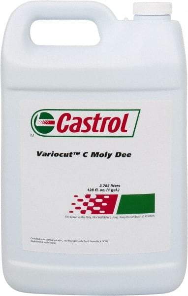 Castrol - Variocut C Moly Dee, 1 Gal Bottle Cutting & Tapping Fluid - Straight Oil - Industrial Tool & Supply