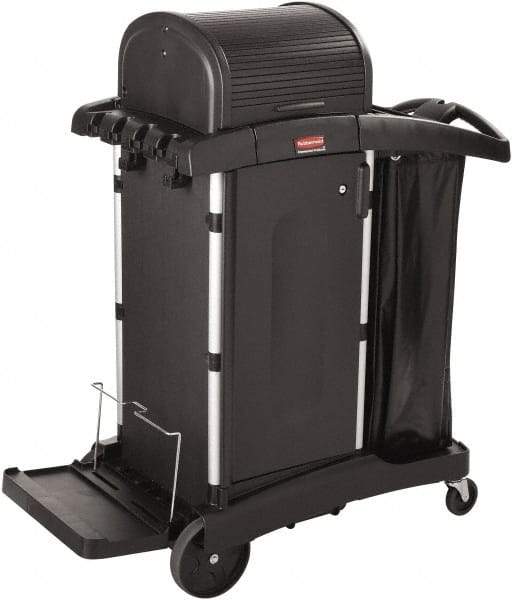 Rubbermaid - Aluminum & Structural Web Plastic Janitor Cart - 22" Width - Industrial Tool & Supply