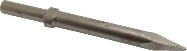 Ingersoll-Rand - 9" OAL, 0.7" Shank Diam, Moil Point Chisel - Round Drive, Round Shank, Steel - Industrial Tool & Supply