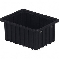 LEWISBins+ - 8-3/8" Wide x 5" High, Black Bin Divider Box - Use with DV0850 Short, DV1050 Long - Industrial Tool & Supply