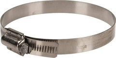 IDEAL TRIDON - SAE Size 512, 4-1/4 to 5-1/8" Diam, Stainless Steel High Torque Worm Drive Clamp - 5/8" Wide, Material Grade 304, Series 60 - Industrial Tool & Supply