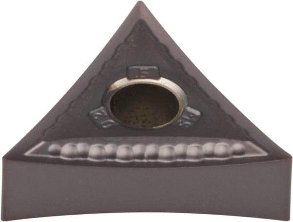 Kennametal - TNMG330.5 MS Grade KCU25 Carbide Turning Insert - AlTiN Finish, 60° Triangle, 3/8" Inscr Circle, 3/16" Thick, 0.008" Corner Radius - Industrial Tool & Supply
