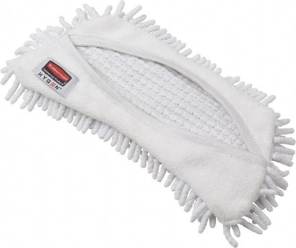 Rubbermaid - 226.06mm Long x 149.86mm Wide Microfiber Dust Mop Head - White - Industrial Tool & Supply