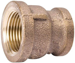 Value Collection - Class 125, 3/4 x 1/2" Internal Pipe, Red Brass Reducing Coupling - MPT - Industrial Tool & Supply