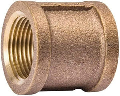 Value Collection - Class 125, 1/2" Internal Pipe, Red Brass Coupling - MPT - Industrial Tool & Supply