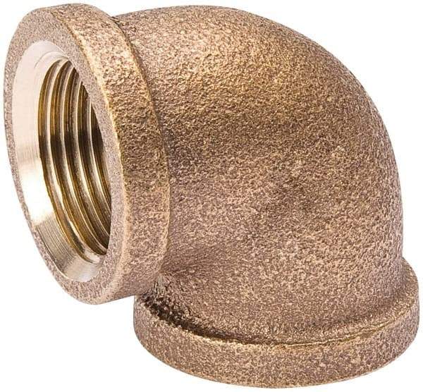 Value Collection - Class 125, 1" Internal Pipe, Red Brass 90° Elbow - MPT - Industrial Tool & Supply
