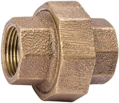 Value Collection - Class 125, 1/2" Internal Pipe, Red Brass Union - NPT - Industrial Tool & Supply