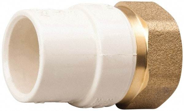 Value Collection - 1/2" CPVC Plastic Pipe Male Adapter - Schedule 40, MIP End Connections - Industrial Tool & Supply