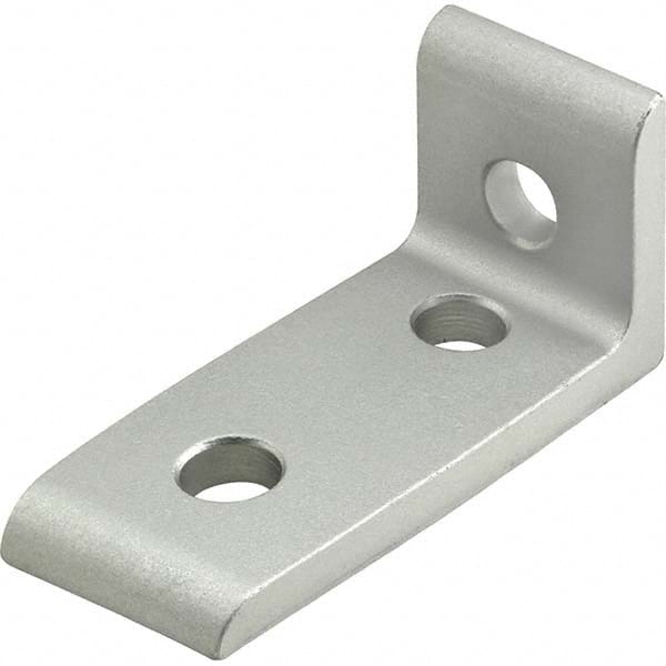 80/20 Inc. - 1" Wide x 2" High x 7/8" Long Open Shelving Corner L-Bracket - Industrial Tool & Supply