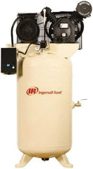 Ingersoll-Rand - 5 hp, 80 Gal Stationary Electric Vertical Air Compressor - Three Phase, 175 Max psi, 16.8 CFM, 230 Volt - Industrial Tool & Supply