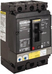 Square D - 30 Amp, 600 V, 3 Pole, Panel Mount Circuit Breaker - Electronic Trip, Multiple Breaking Capacity Ratings - Industrial Tool & Supply