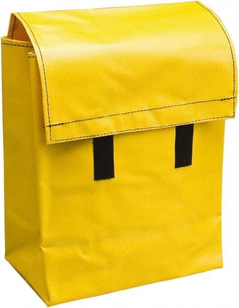 Allegro - Full Face Mask Face Shield Storage Bag - Nylon & Vinyl-Coated Fabric, 5" Long x 9" Wide, 500 Cu In Capacity - Industrial Tool & Supply