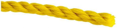 Value Collection - 1,200' Max Length Polypropylene Twisted Rope - 1/4" Diam, 141 Lb Capacity - Industrial Tool & Supply