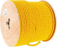 Value Collection - 600' Max Length Polypropylene Twisted Rope - 1/2" Diam, 472 Lb Capacity - Industrial Tool & Supply