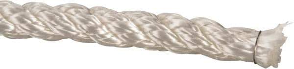 Value Collection - 600' Max Length Polyester Twisted Rope - 1/2" Diam, 636 Lb Capacity - Industrial Tool & Supply