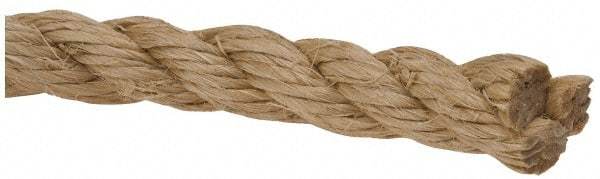 Value Collection - 500' Max Length Sisal Twisted Rope - 3/4" Diam, 432 Lb Capacity - Industrial Tool & Supply