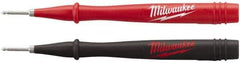 Milwaukee Tool - Red/Black Electrical Test Equipment Probe - Use with 2205-20, 2206-20, 2207-20, 2216-20, 2217-20, 2235-20, 2236-20, 2237-20, 2238-21 & 2239-21 Milwaukee Meters - Industrial Tool & Supply