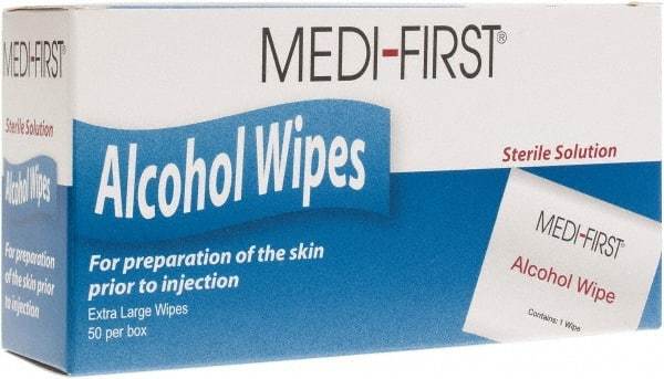 Medique - Wound Care Wipe - Box, Alcohol Wipe and Pad - Industrial Tool & Supply