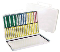 Medique - 31 & 36 Piece, 36 Person, Refill for Industrial First Aid Kit - 13-11/16" Wide x 2-3/4" Deep x 9-1/4" High, Plastic Case - Industrial Tool & Supply