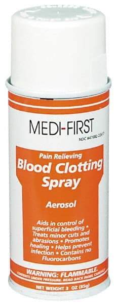 Medique - 3 oz Wound Care Spray - Comes in Aerosol Can, Blood Clotting Spray - Industrial Tool & Supply