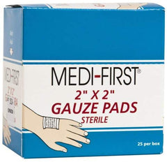 Medique - 2" Long x 2" Wide, General Purpose Pad - Gauze Bandage - Industrial Tool & Supply