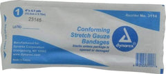 Medique - 4" Wide, General Purpose Gauze Roll - Gauze Bandage - Industrial Tool & Supply