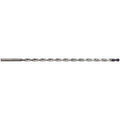 Extra Length Drill Bit: 0.315″ Dia, 135 °, Solid Carbide TiAlN Finish, Spiral Flute, Straight-Cylindrical Shank, Series 6512