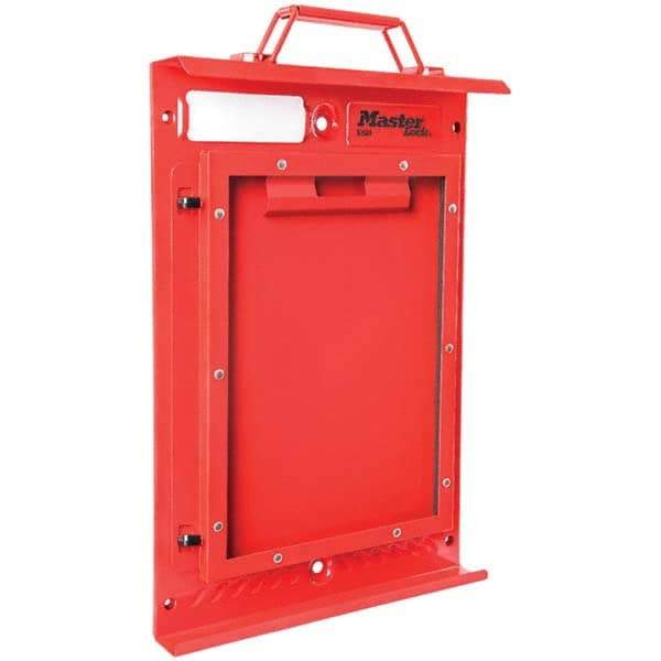Master Lock - Group Lockout Boxes Portable or Wall Mount: Wall Mount Maximum Number of Padlocks: 0 - Industrial Tool & Supply