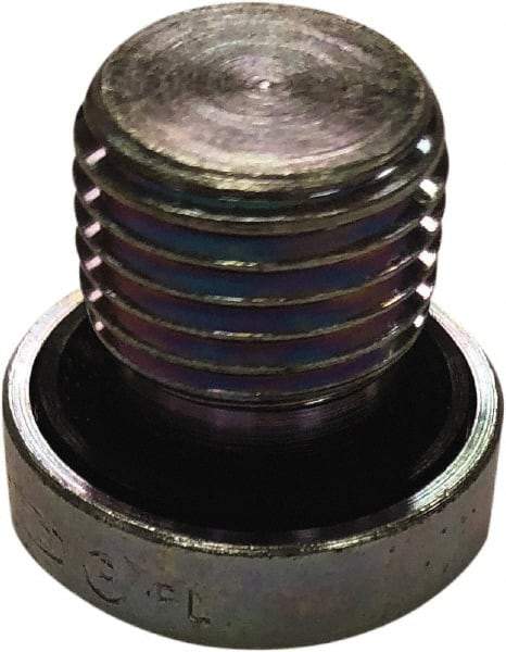 Parker - M22x1.5 Male Thread, Steel Industrial Pipe Hollow Hex Plug - Metric, 5,800 psi - Industrial Tool & Supply
