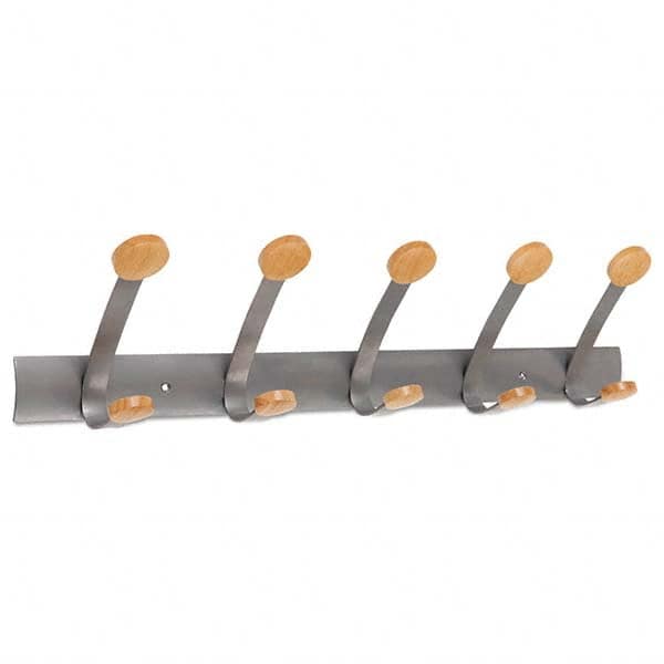 Alba - Coat Racks, Hooks & Shelving Type: Hangers Number of Hooks: 5 - Industrial Tool & Supply