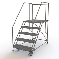 TRI-ARC - Rolling & Wall Mounted Ladders & Platforms Type: Rolling Work Platform Style: Steel Work Platform - Industrial Tool & Supply