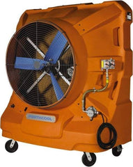 PortaCool - 48" Blade, 65 Gal Capacity, 2.5 hp, 22,500 CFM Evaporative Cooler - 19.8 Amp Rating, 120 Volts, Single Speed - Industrial Tool & Supply