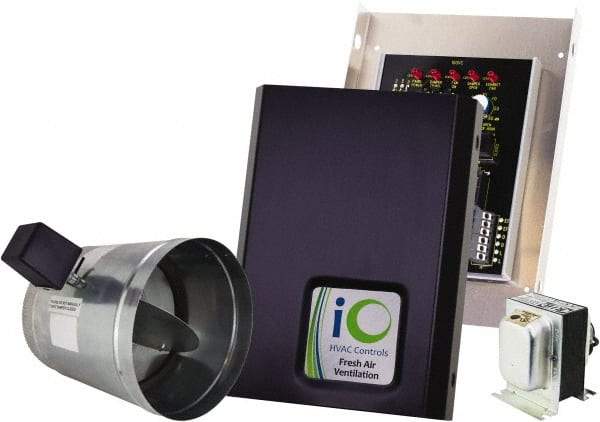 iO HVAC Controls - -30 to 140°F, Vent Damper - 24 VAC, SPST Switch - Industrial Tool & Supply
