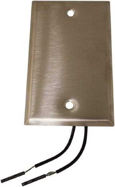 iO HVAC Controls - 65°F, Heat Only, Tamper-Proof Thermostat - 24 Volts, 1-1/2" Inside Height x 1/4" Inside Width, Outlet Mount, SPST Switch - Industrial Tool & Supply