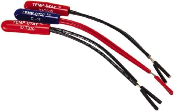 iO HVAC Controls - 70°F, Cool Only, Temporary Construction Thermostat - 24 Volts, 1-1/2" Inside Height x 1/4" Inside Width, Open Mount, SPST Switch - Industrial Tool & Supply