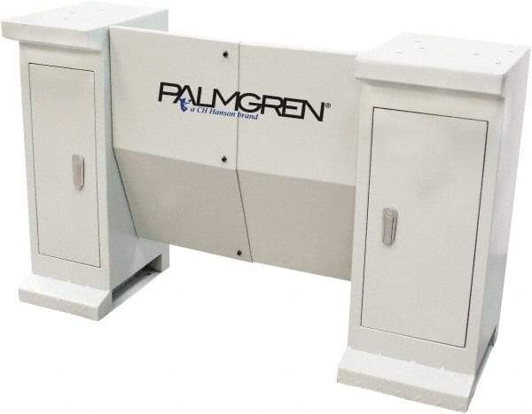 Palmgren - 41" Long x 30" High x 14" Deep, Lathe Cabinet without Chip Pan - Compatible with 9" x 20" Bench Lathes - Industrial Tool & Supply