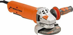 WALTER Surface Technologies - 5" Wheel Diam, 11,000 RPM, Corded Angle & Disc Grinder - 5/8-11 Spindle - Industrial Tool & Supply