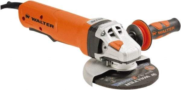 WALTER Surface Technologies - 6" Wheel Diam, 9,600 RPM, Corded Angle & Disc Grinder - 5/8-11 Spindle - Industrial Tool & Supply