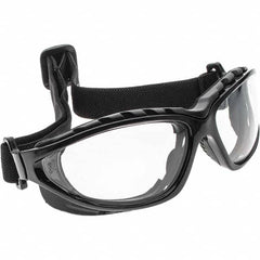 MCR Safety - Clear Lenses, Framed Dual Lens Safety Glasses - Industrial Tool & Supply