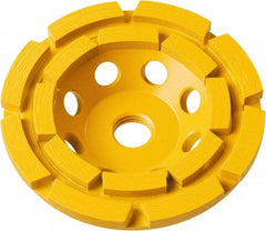 DeWALT - 5" Diam x 5/8" Hole x 1.1" Thick, I Hardness, Surface Grinding Wheel - Diamond, Type 11C9, Medium/Fine Grade - Industrial Tool & Supply