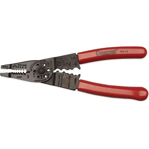 Crescent - Crimpers Type: Crimping Pliers Capacity: 10 - 22 AWG - Industrial Tool & Supply