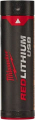 Milwaukee Tool - 4 Volt Lithium-Ion Power Tool Battery - 2.5 Ahr Capacity, 2 hr Charge Time, Series RED LITHIUM - Industrial Tool & Supply