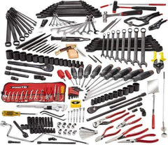 Proto - 199 Piece 1/4, 3/8 & 1/2" Drive Master Tool Set - Tools Only - Industrial Tool & Supply